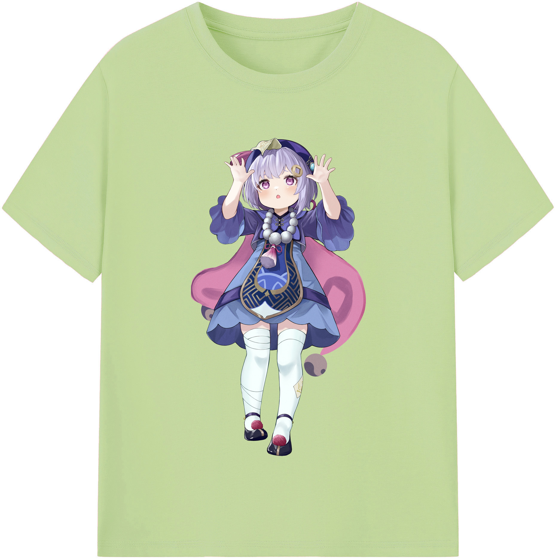 げんし神 七七 なな  genshin Nana 綿100％半袖Tシャツ（フロントプリント）